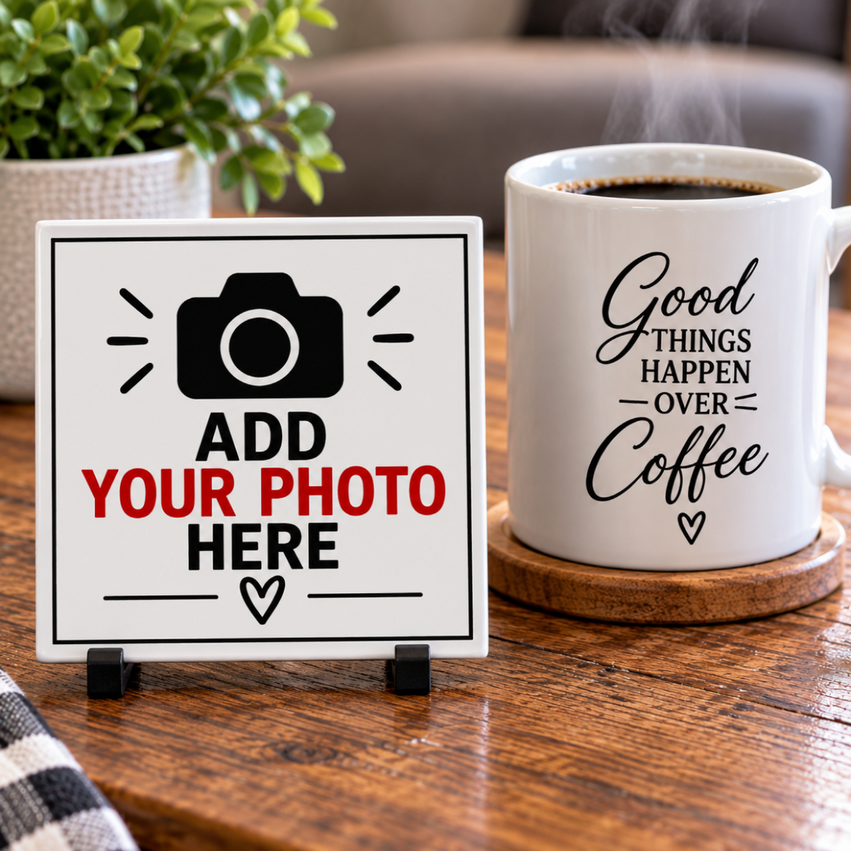 Personalized Photo Memory Coaster